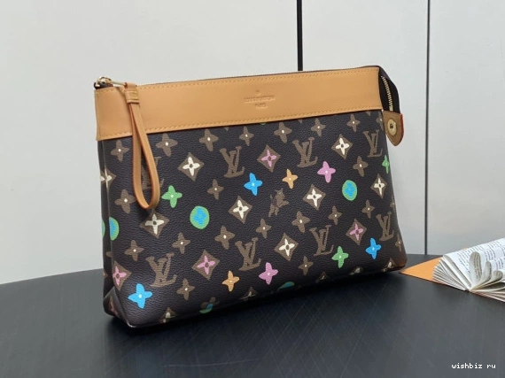 WIS VOYAGE VUITTON POCHETTE LOUIS SOUPLE-32*21*8CM 1013